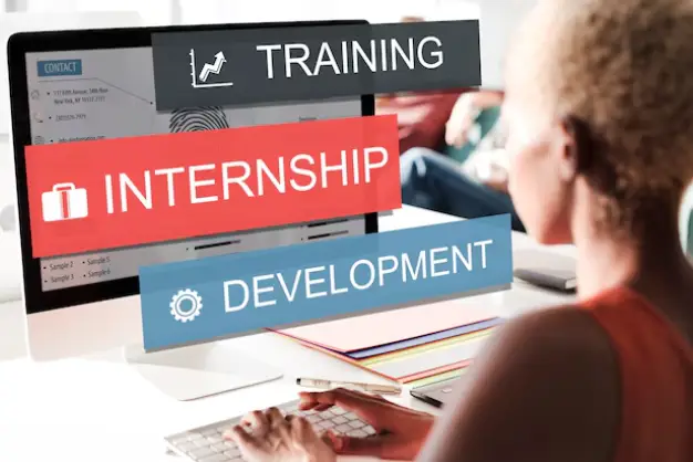 Computer Image Having Training,Internship,Development