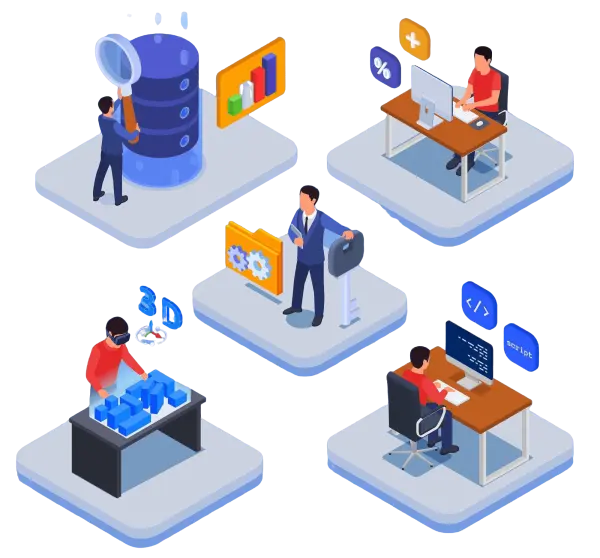 people working on sap
